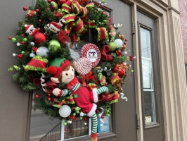 Elf on a Wreath